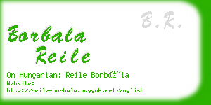 borbala reile business card